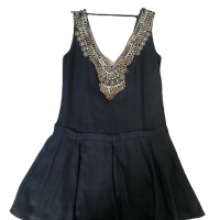 Vestido Cris Barros Emebllished Preto-38