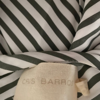 Vestido Cris Barros Longo Listrado - 40