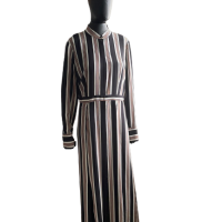 Vestido Diane Von Furstenberg em Seda Listrado - 46