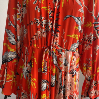 Vestido Diane Von Furstenberg Seda Estampado Vermelho-G