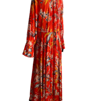 Vestido Diane Von Furstenberg Seda Estampado Vermelho-G
