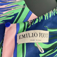 Vestido Emilio Pucci Estampado Azul
