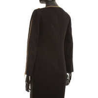 Vestido Emilio Pucci Preto Embellished Zíper Dourado-40