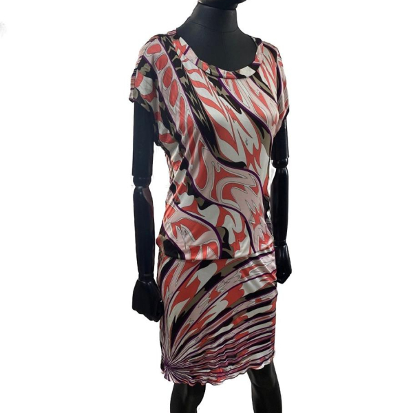 Vestido Emílio Pucci Rosa Estampado-42