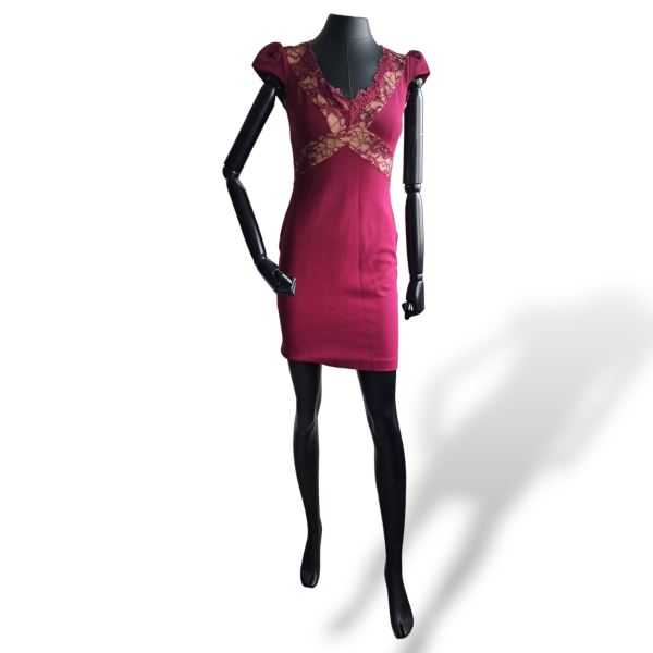 Vestido Emilio Pucci Rosa Renda
