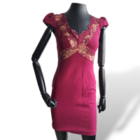 Vestido Emilio Pucci Rosa Renda