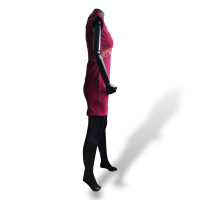 Vestido Emilio Pucci Rosa Renda