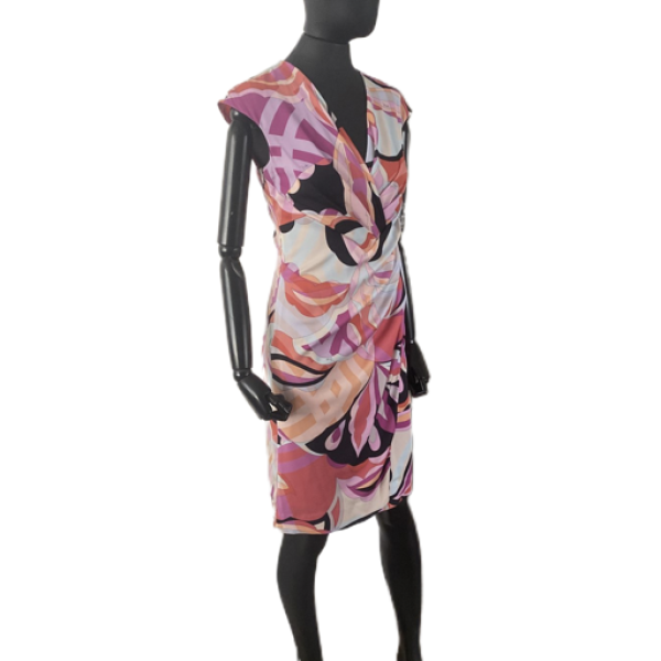 Vestido Emílio Pucci Seda Estampado 