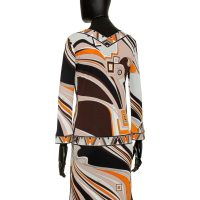 Vestido Emilio Pucci Tecido Estampado - 40