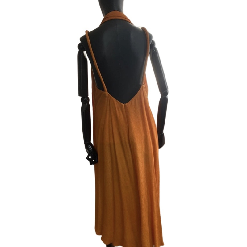 Vestido + Encharpe Cris Barros Laranja-40 Vestido + Encharpe Cris Barros Laranja-40
