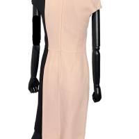 Vestido Fendi Nude c/ Preto