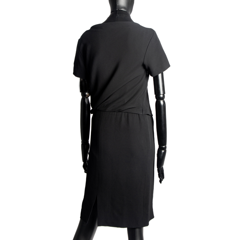 Vestido Gant Tubinho Seda Preta 38