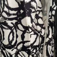 Vestido Gucci Branco C/ Preto-40