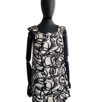 Vestido Gucci Branco C/ Preto-40