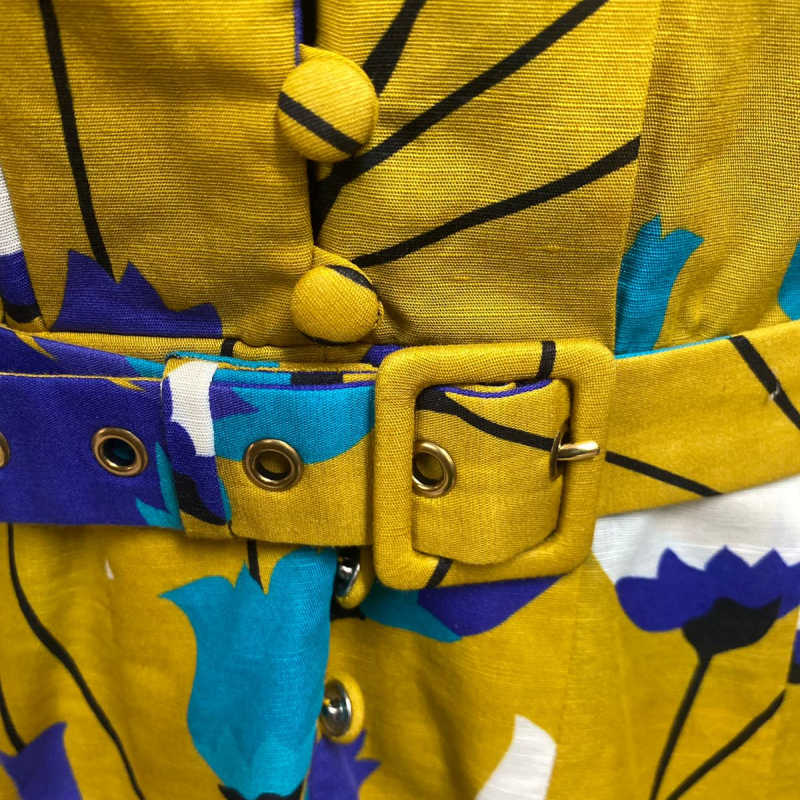 Vestido Gucci Flores Amarelo-42