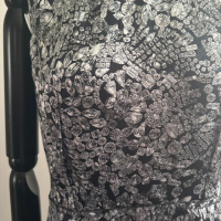 Vestido Lanvin Seda Cristal-M