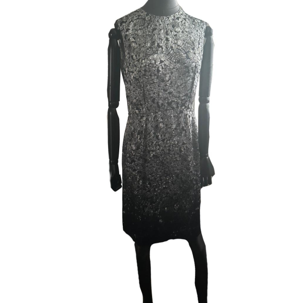 Vestido Lanvin Seda Cristal-M
