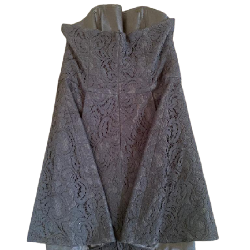 Vestido Lu Monteiro Tomara que Caia Rendado Preto-38 Vestido Lu Monteiro Tomara que Caia Rendado Preto-38