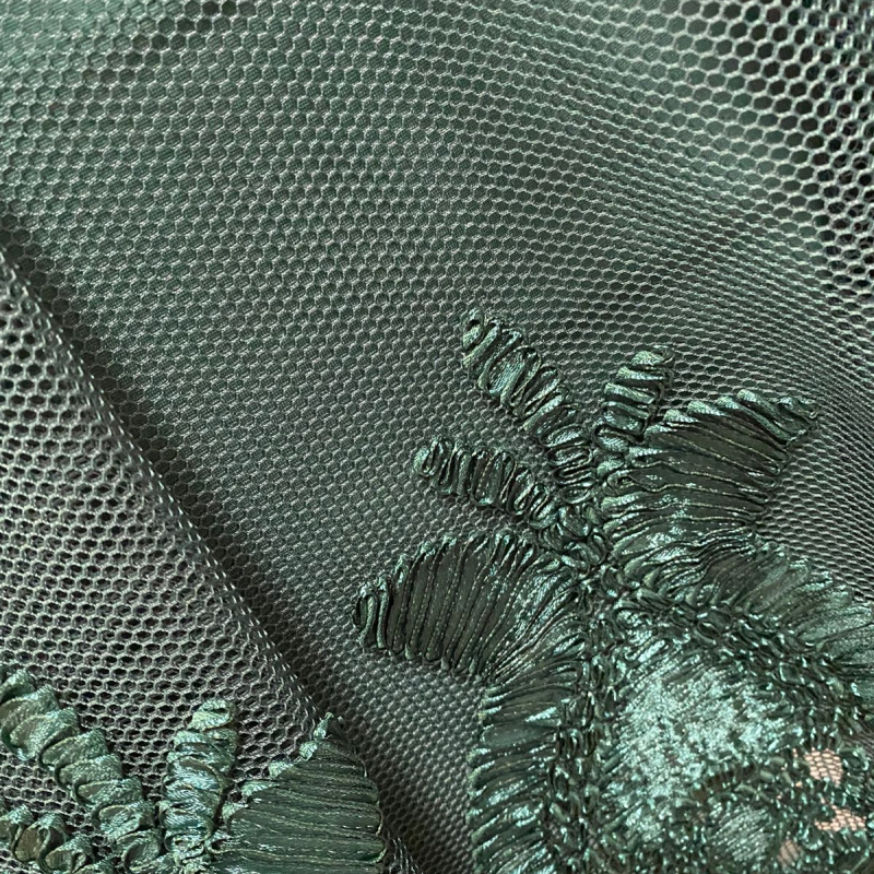 Vestido Maje Embellished Verde - 34