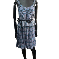 Vestido Marc Jacobs Azul Estampado-38