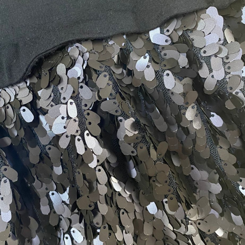 Vestido Miss Grant Azul Paetê Infantil