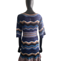 Vestido Missoni Azul Estampado-36