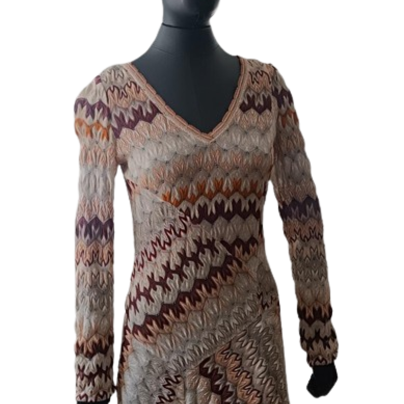 Vestido Missoni Colorido-38 Vestido Missoni Colorido-38