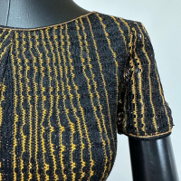 Vestido Missoni preto/dourado - M
