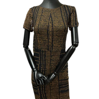 Vestido Missoni preto/dourado - M