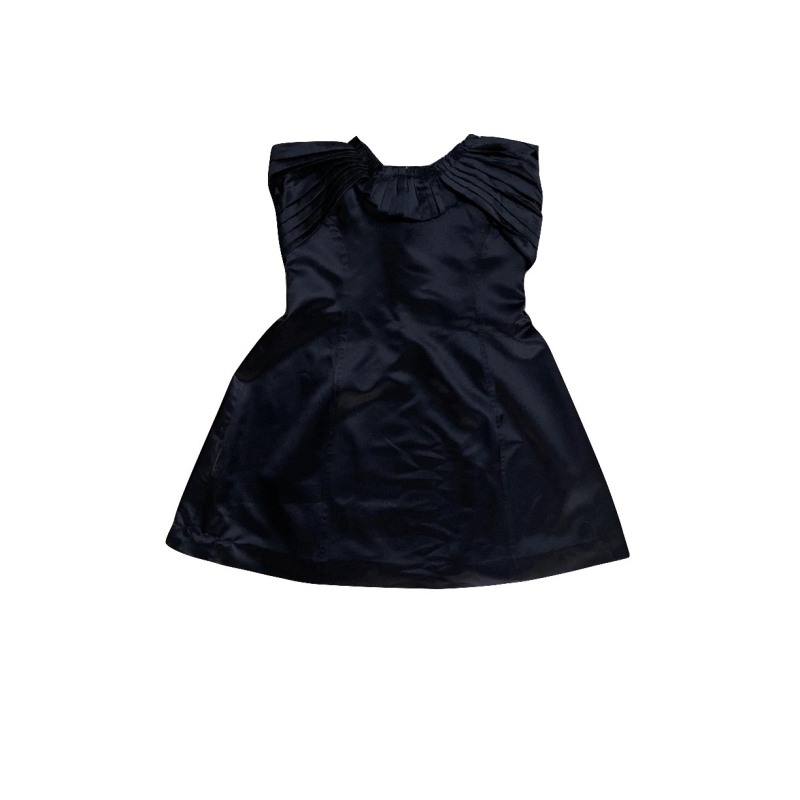 Vestido Miu Miu Tomara que Caia Preto Cetim