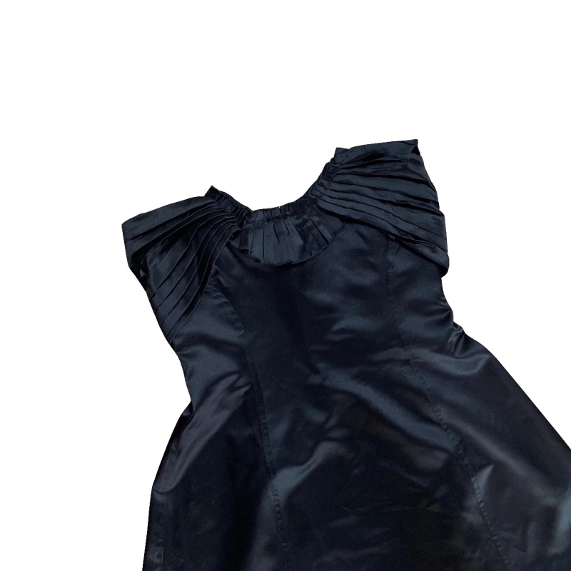 Vestido Miu Miu Tomara que Caia Preto Cetim