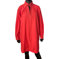 Vestido NK Longa Vermelha Pesponto - 34