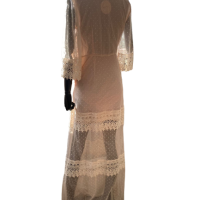 Vestido NK Rendado Rosa-36
