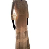 Vestido NK Rendado Rosa-36
