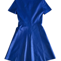 Vestido NK Store Couro Azul