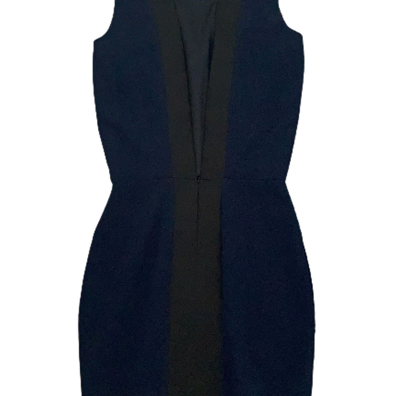 Vestido Neil Barrett Seda Azul Marinho Vestido Neil Barrett Seda Azul Marinho