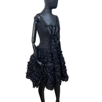 Vestido Oscar de La Renta Embellished Preta-38