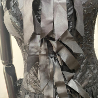 Vestido Oscar de La Renta Embellished Preta-38
