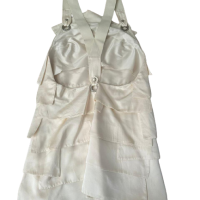 Vestido Osklen Seda Off-White-P