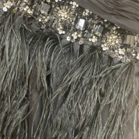 Vestido Plumas Junior Santaella Preto - 38
