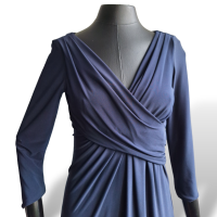 Vestido Ralph Lauren Azul Marinho Midi-36