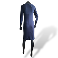 Vestido Ralph Lauren Azul Marinho Midi-36