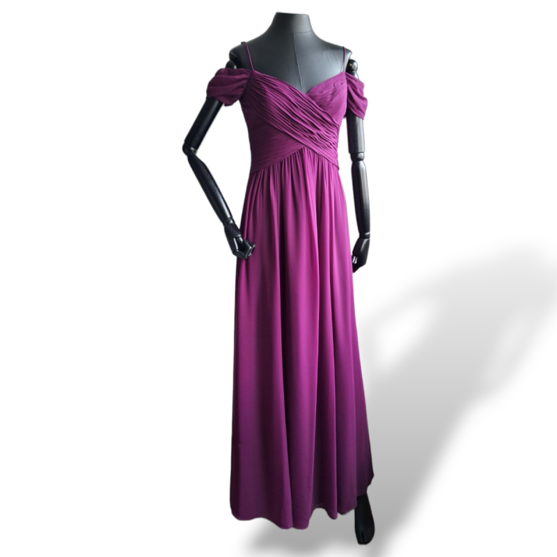 Vestido Ralph Lauren Roxo-36 Vestido Ralph Lauren Roxo-36