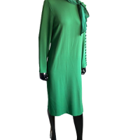 Vestido Rapsodia Verde Seda Longo-44