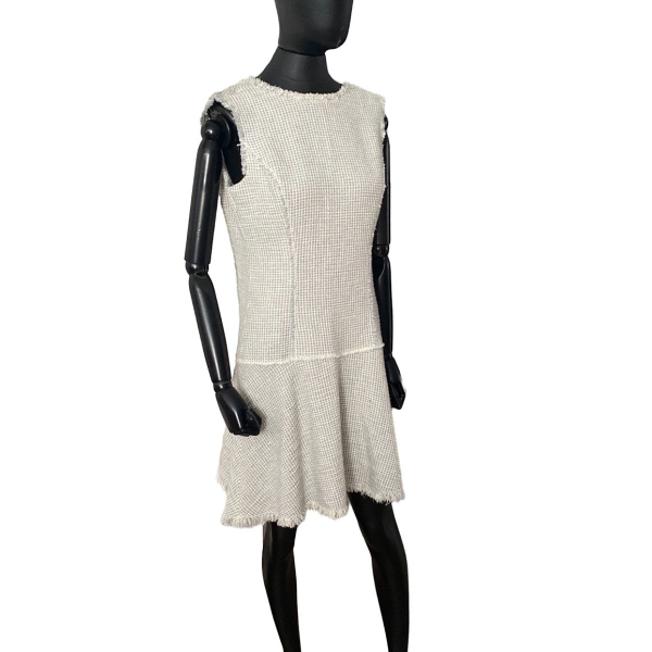 Vestido Rebecca Taylor Branco Embellished - P