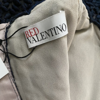 Vestido Red Valentino Florido Azul Marinho 