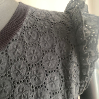 Vestido Red Valentino Preto Renda
