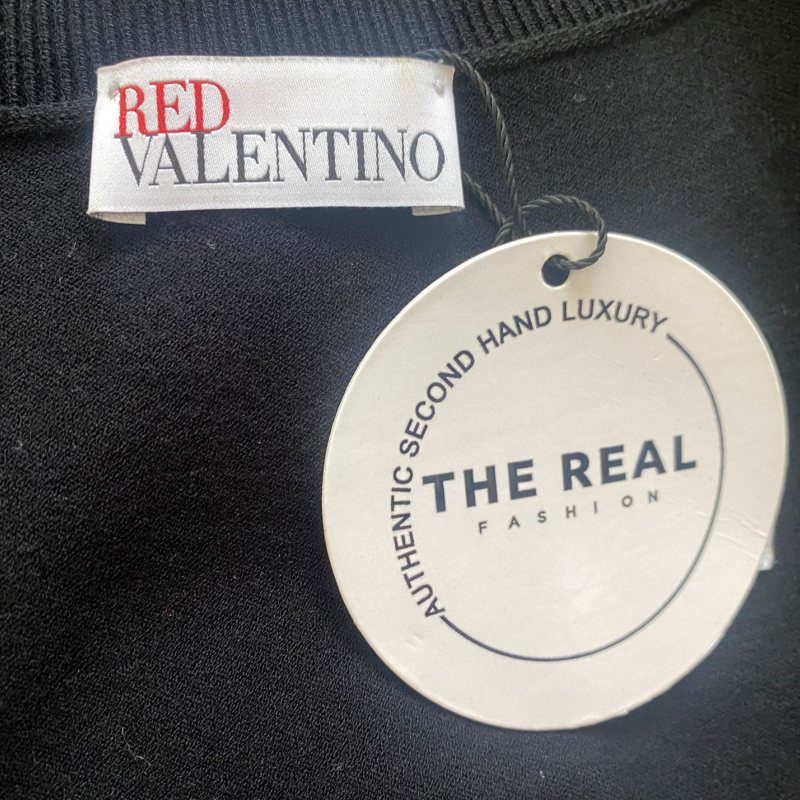 Vestido Red Valentino Preto Renda Vestido Red Valentino Preto Renda