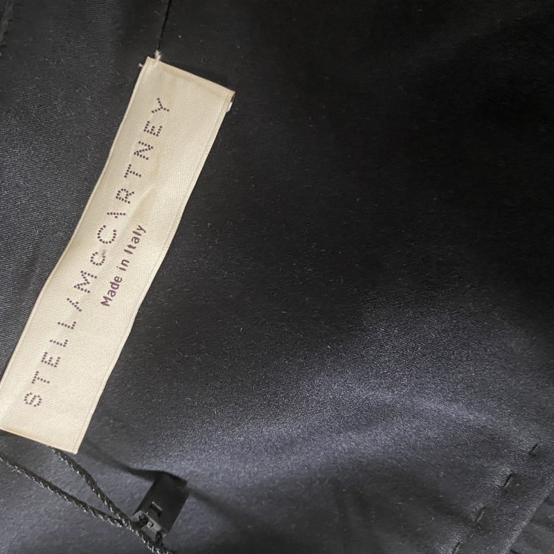 Vestido Stella McCartney Cetim Preto - 40