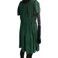 Vestido Stella McCartney Seda Verde-36